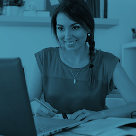 Woman on Laptop