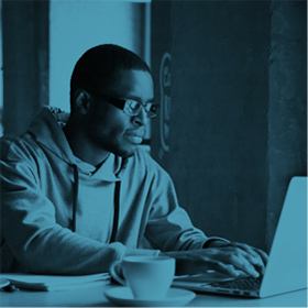 Man on Laptop