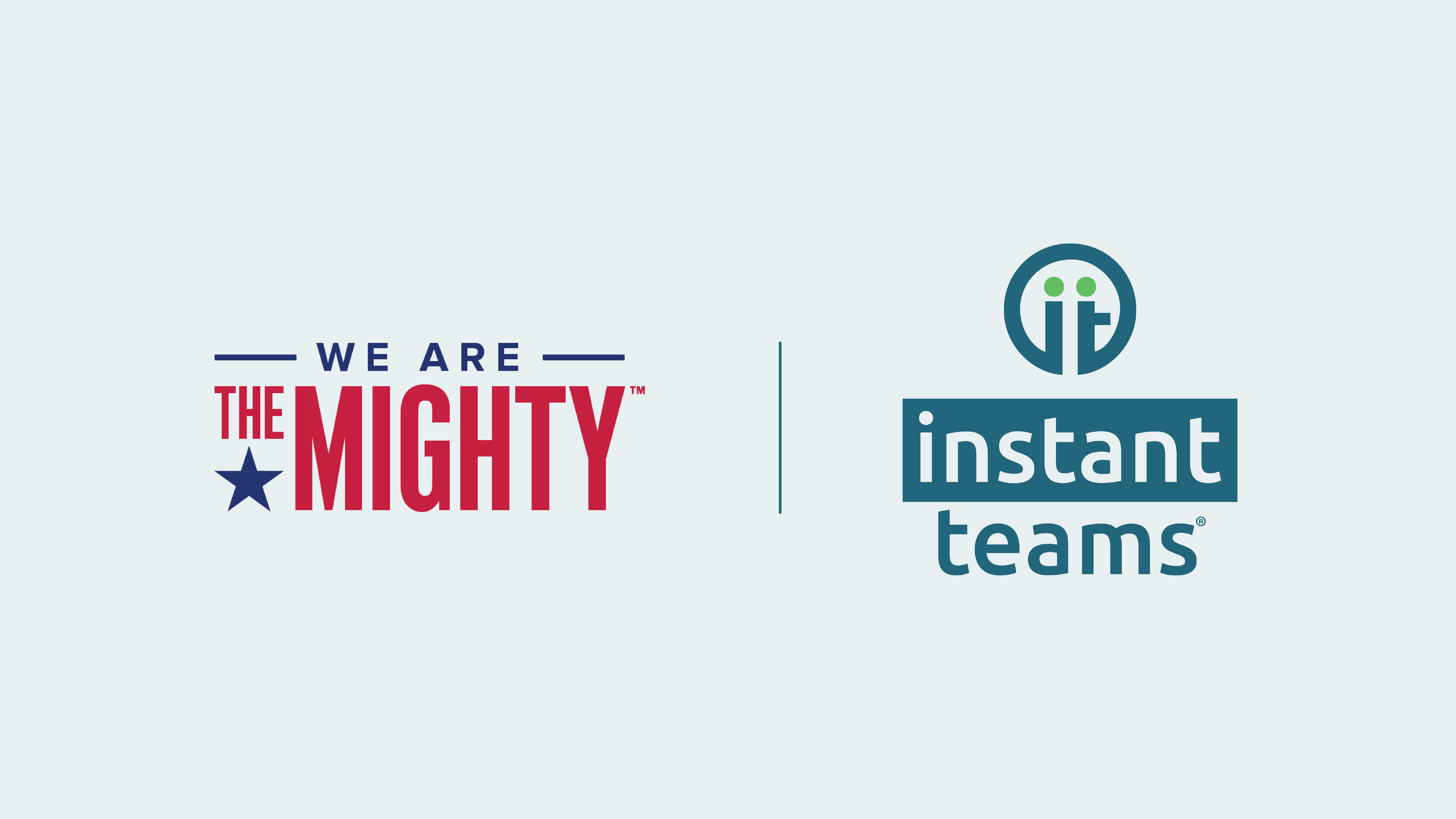 We Are The Mighty logo, Instant Teams Logo