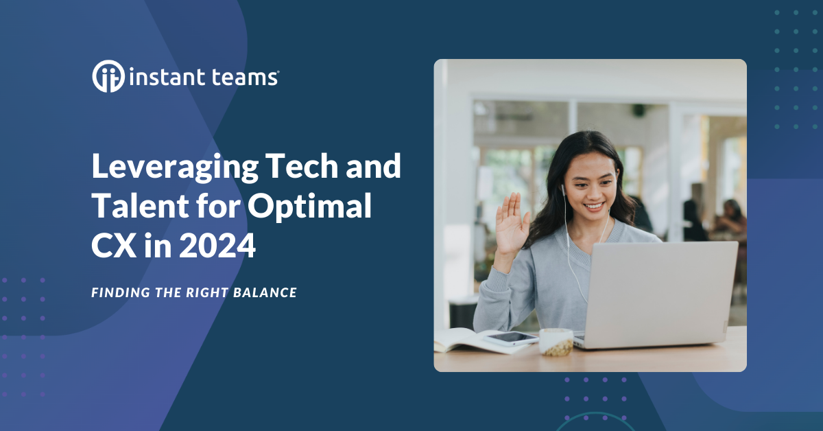 Technology has grown into an indispensable asset but not more so than your talented teams of CX employees. Find out how to bring them together in a unique mix of the powerful and the personal.